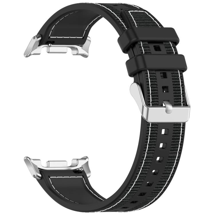 xDfind Hybrid Nylon Braid Silicone Watch Band, For Samsung Galaxy Watch 8 / 8 Classic 22mm