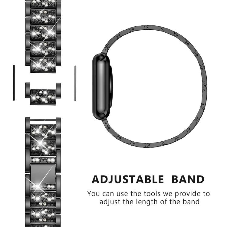 xDfind Diamond Jewelry Stainless Steel Watch Band, For Fossil Q Machine Hybrid Watch 22mm