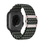 Double Loop Mechanical Buckle Nylon Braid Watch Band, For Apple Watch 46mm / 49mm / 45mm / 44mm