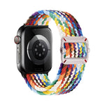 Double Loop Mechanical Buckle Nylon Braid Watch Band, For Apple Watch 42mm / 41mm / 40mm / 38mm