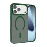 Kalebol Metal Lens Frame MagSafe Frosted PC Phone Case, For iPhone 17 Pro Max, For iPhone 17 Pro, For iPhone 17, For iPhone Air, For iPhone 16 Pro Max