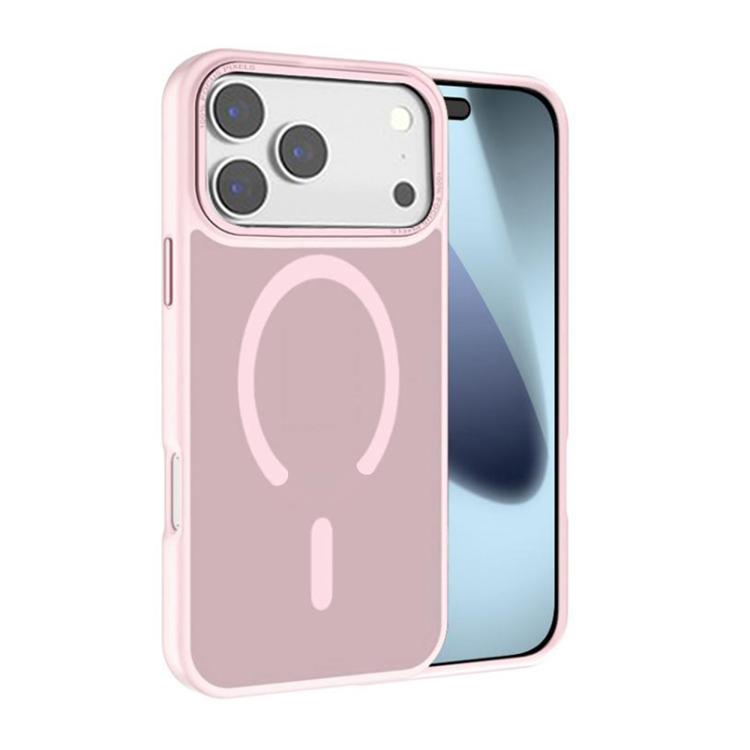 Kalebol Metal Lens Frame MagSafe Frosted PC Phone Case, For iPhone 17 Pro Max, For iPhone 17 Pro, For iPhone 17, For iPhone Air, For iPhone 16 Pro Max