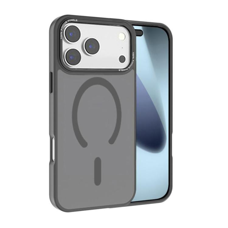 Kalebol Metal Lens Frame MagSafe Frosted PC Phone Case, For iPhone 17 Pro Max, For iPhone 17 Pro, For iPhone 17, For iPhone Air, For iPhone 16 Pro Max