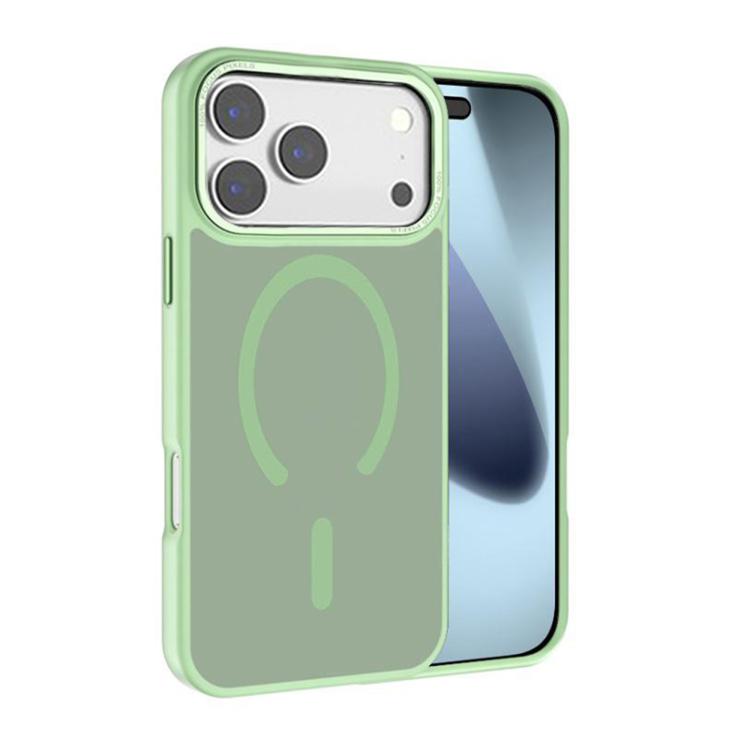 Kalebol Metal Lens Frame MagSafe Frosted PC Phone Case, For iPhone 17 Pro Max, For iPhone 17 Pro, For iPhone 17, For iPhone Air, For iPhone 16 Pro Max