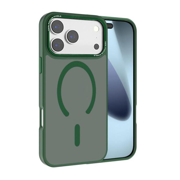 Kalebol Metal Lens Frame MagSafe Frosted PC Phone Case, For iPhone 18 Pro / 17 Pro, For iPhone 18 Pro Max / 17 Pro Max, For iPhone 17, For iPhone 17 Air, For iPhone 16 Pro Max
