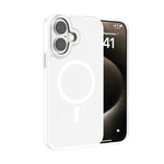 Kalebol Metal Lens Frame MagSafe Frosted PC Phone Case, For iPhone 16 Pro, For iPhone 16 Plus, For iPhone 16, For iPhone 15 Pro Max, For iPhone 15 Pro