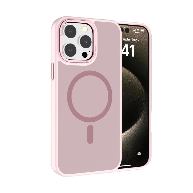 Kalebol Metal Lens Frame MagSafe Frosted PC Phone Case, For iPhone 14 Pro Max, For iPhone 13 Pro Max, For iPhone 13 Pro, For iPhone 13