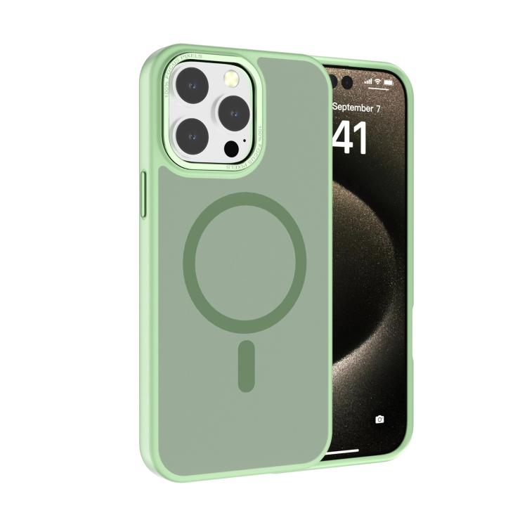 Kalebol Metal Lens Frame MagSafe Frosted PC Phone Case, For iPhone 14 Pro Max, For iPhone 13 Pro Max, For iPhone 13 Pro, For iPhone 13