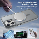 Kalebol Metal Lens Frame MagSafe Frosted PC Phone Case, For iPhone 14 Pro Max, For iPhone 13 Pro Max, For iPhone 13 Pro, For iPhone 13