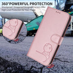 Litter Panda Embossing RFID Leather Phone Case with Lanyard, For iPhone 14 Pro Max, For iPhone SE 2022 / 2020 / 8 / 7, For iPhone 13 Pro Max, For iPhone 13 Pro, For iPhone 13 mini, For iPhone 12 / 12 Pro, For iPhone 12 Pro Max, For iPhone 12 mini