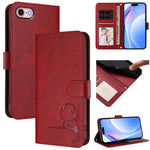Litter Panda Embossing RFID Leather Phone Case with Lanyard, For iPhone 14 Pro Max, For iPhone SE 2022 / 2020 / 8 / 7, For iPhone 13 Pro Max, For iPhone 13 Pro, For iPhone 13 mini, For iPhone 12 / 12 Pro, For iPhone 12 Pro Max, For iPhone 12 mini