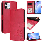 Litter Panda Embossing RFID Leather Phone Case with Lanyard, For iPhone 11 Pro Max, For iPhone 11, For iPhone 11 Pro, For iPhone X / XS, For iPhone XR, For iPhone XS Max, For iPhone 8 Plus / 7 Plus