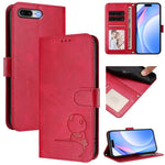 Litter Panda Embossing RFID Leather Phone Case with Lanyard, For iPhone 11 Pro Max, For iPhone 11, For iPhone 11 Pro, For iPhone X / XS, For iPhone XR, For iPhone XS Max, For iPhone 8 Plus / 7 Plus