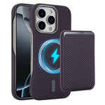 Carbon Fiber MagSafe Magnetic Card Holder Phone Case, For iPhone 17 Pro Max, For iPhone 17 Pro, For iPhone 17, For iPhone Air, For iPhone 16 Pro Max, iPhone 16 Pro, For iPhone 16 Plus, For iPhone 16, For iPhone 15 Pro Max