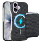 Carbon Fiber MagSafe Magnetic Card Holder Phone Case, For iPhone 17 Pro Max, For iPhone 17 Pro, For iPhone 17, For iPhone Air, For iPhone 16 Pro Max, iPhone 16 Pro, For iPhone 16 Plus, For iPhone 16, For iPhone 15 Pro Max