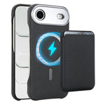 Carbon Fiber MagSafe Magnetic Card Holder Phone Case, For iPhone 17 Pro Max, For iPhone 17 Pro, For iPhone 17, For iPhone Air, For iPhone 16 Pro Max, iPhone 16 Pro, For iPhone 16 Plus, For iPhone 16, For iPhone 15 Pro Max