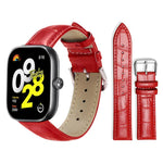 xDfind Bamboo Texture Pin Buckle Leather Watch Band, For Xiaomi Band 10 Pro / 9 Pro / Redmi Watch 6, For Xiaomi Smart Band 10 / 9 / 8 / NFC 14mm, For Redmi Watch 3 Active / Lite 20mm, For Redmi Watch 3 20mm