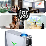 VIVIBRIGHT F40 1920x1080 4200 Lumens Portable Home Theater Wireless Smart Projector with Remote Control, Android Version, Android Version