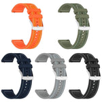 xDfind Hybrid Nylon Braid Silicone Watch Band, 20mm For Ticwatch GTH / E3 / E / 2, 22mm For Ticwatch Pro X / Pro 3 / Pro