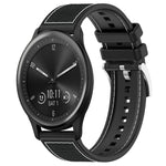 xDfind Hybrid Nylon Braid Silicone Watch Band, 22mm For Garmin Forerunner 570 47mm/935/945, 20mm For Garmin Forerunner 570 42mm/245/645, 20mm For Garmin?Vivomove?Sport/Vivoactive5/3, 22mm For Garmin Venu 3 / Vivoactive 4                                ...