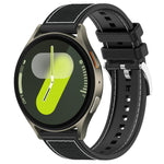 xDfind Hybrid Nylon Braid Silicone Watch Band, For Galaxy Watch Ultra2 2026 / 2025 / 1 2024 22mm, For Galaxy Watch 7 / 6 / 5 / FE 20mm