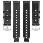 xDfind Hybrid Nylon Braid Silicone Watch Band, For Galaxy Watch Ultra2 2026 / 2025 / 1 2024 22mm, For Galaxy Watch 7 / 6 / 5 / FE 20mm