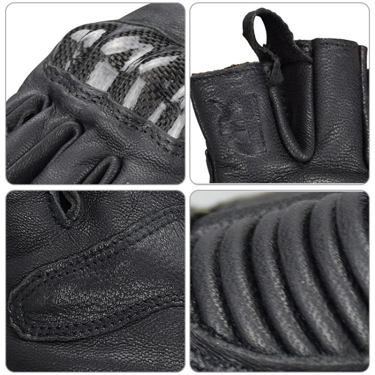 GHOST RACING GR-BZ01 Summer Off-road Riding Protective Breathable Motorcycle Half-finger Gloves, M, L, XL
