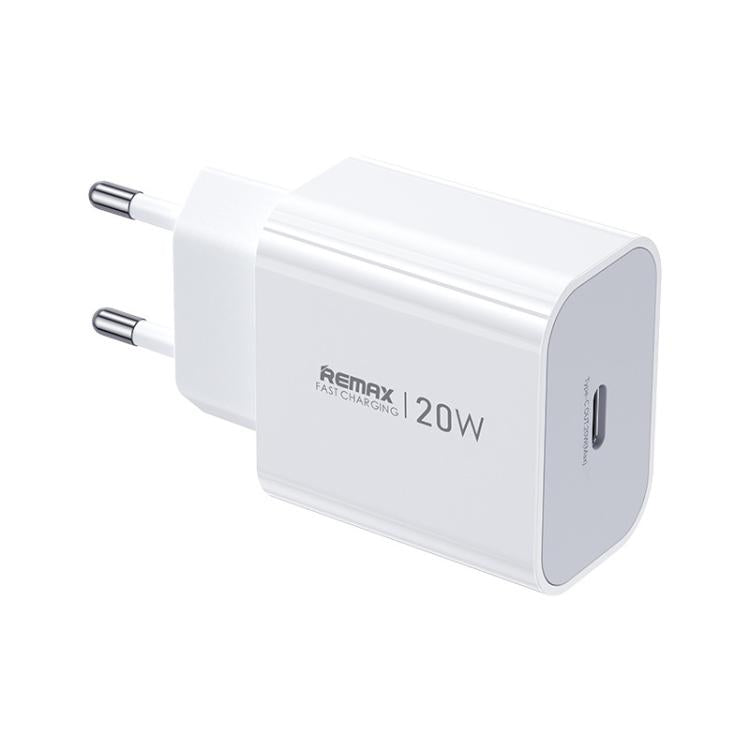 REMAX CA08 PD20W Type-C GaN Fast Charger, EU Plug, CA08