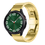 xDfind One-bead Bamboo Solid Stainless Steel Watch Band, For Galaxy Watch9 / 8 / 8 Classic 22mm, For Samsung Galaxy Watch 7 / 6 / 5 / FE 20mm, For Samsung Galaxy Fit3 SM-R390 18mm