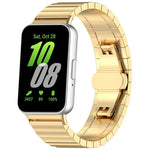 xDfind One-bead Bamboo Solid Stainless Steel Watch Band, For Galaxy Watch9 / 8 / 8 Classic 22mm, For Samsung Galaxy Watch 7 / 6 / 5 / FE 20mm, For Samsung Galaxy Fit3 SM-R390 18mm