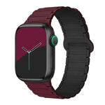 xDfind Magnetic Three-bead Silicone Watch Band, For Apple Watch 42 / 44 / 45 / 46 / 49mm, For Apple Watch 38 / 40 / 41 / S10 42mm