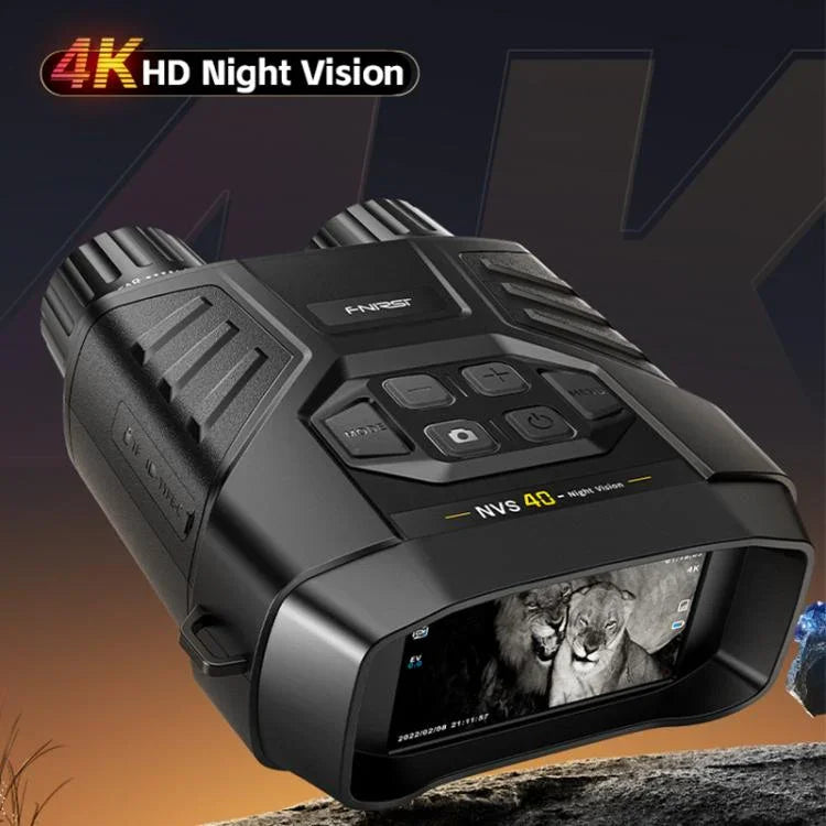 FNIRSI NVS-40 Small Portable Outdoor 4K Full Color HD Infrared Binocular Night Vision Device, NVS-40