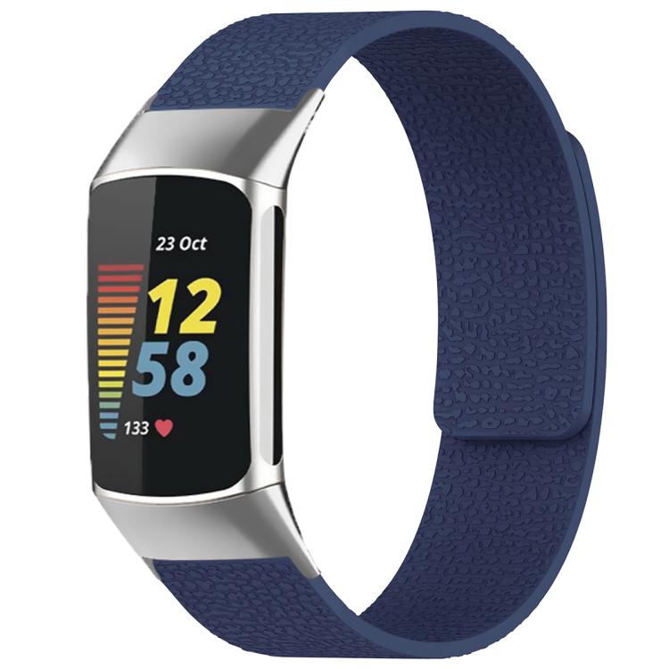 xDfind Litchi Texture Magnetic Silicone Watch Band, For Fitbit Charge 5 / Charge 6, For Fitbit Versa 4/Versa3/Sense2/Sense, For Fitbit Luxe / Special Edition, For Fitbit Inspire 2 / Ace 3, For Fitbit Charge 4 / Charge 3