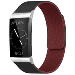 xDfind Litchi Texture Magnetic Silicone Watch Band, For Fitbit Charge 5 / Charge 6, For Fitbit Versa 4/Versa3/Sense2/Sense, For Fitbit Luxe / Special Edition, For Fitbit Inspire 2 / Ace 3, For Fitbit Charge 4 / Charge 3