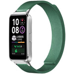 xDfind Litchi Texture Magnetic Silicone Watch Band, For Huawei Watch Fit4 / Fit4 Pro / Fit3, For Huawei Band 10 / 9 / 8