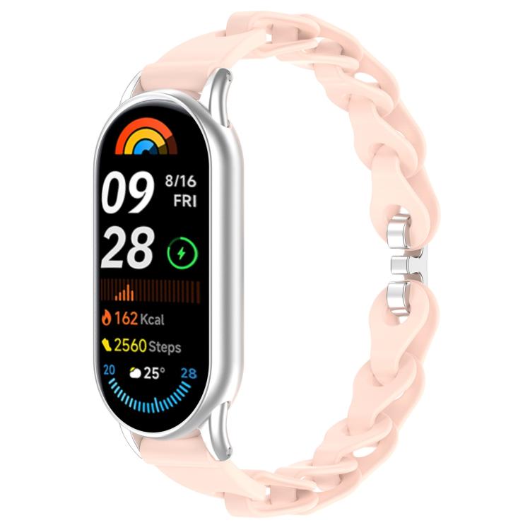 xDfind Hollow Bracelet Silicone Watch Band, For Xiaomi Smart Band 10 / 9 / 8