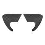 2pcs/Set Carbon Fiber Car Rear Triangle Window Decorative Sticker for SEAT Leon 2005-2012, Left and Right Driver, Rear Triangle Window