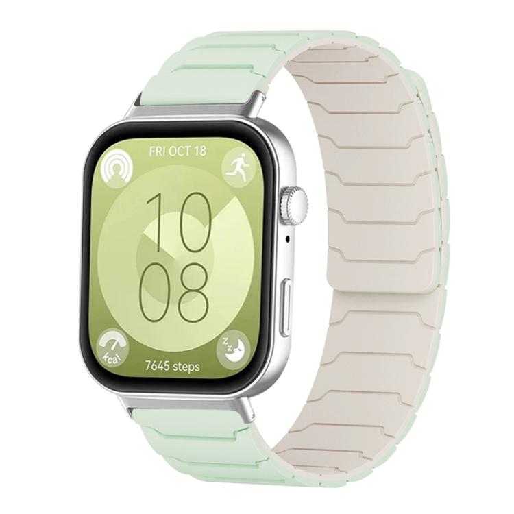 xDfind Magnetic Silicone Watch Band, For Huawei Watch Fit4 / Fit4 Pro / Fit3