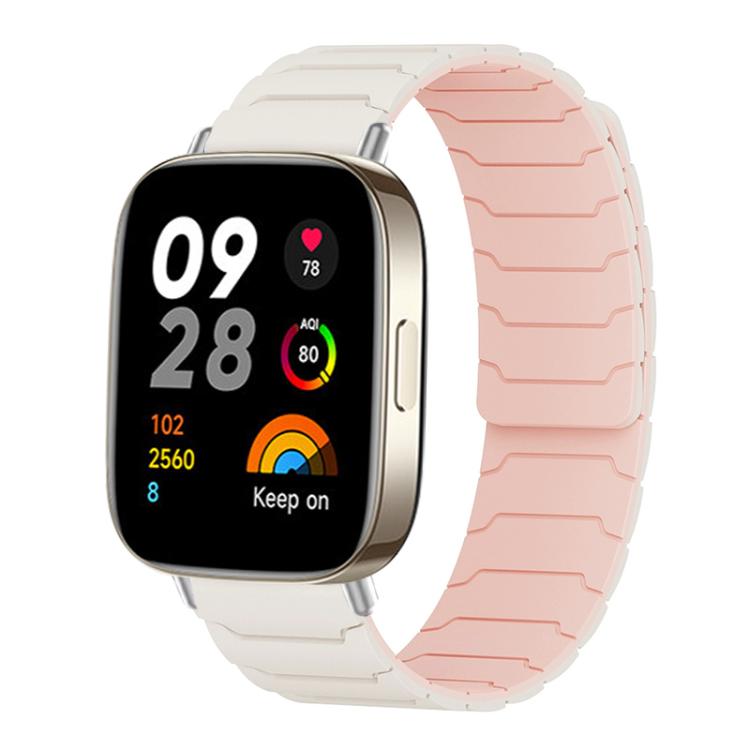 xDfind Magnetic Silicone Watch Band, For Xiaomi Band 10 Pro/9 Pro/Redmi Watch 6/5/4, For Redmi Watch 3 Active / Watch 3 Lite, For Redmi Watch 3