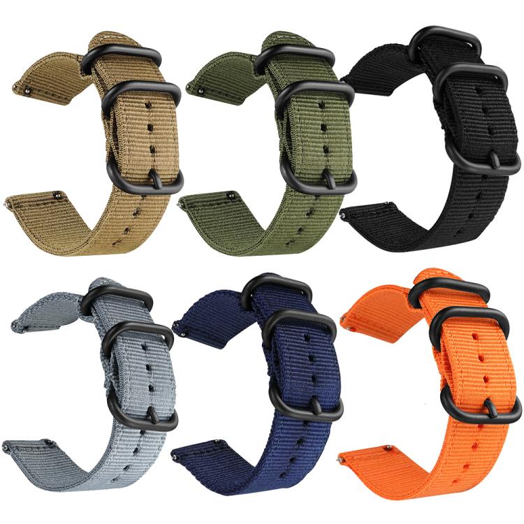 xDfind Ring Buckle Nylon Canvas Watch Band, For Google Pixel Watch4 / Watch3 45mm, For Google Pixel 4 / 3 / 2 / 1 41mm