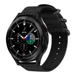 xDfind Ring Buckle Nylon Canvas Watch Band, For Samsung Galaxy Watch Ultra / Ultra 2025, For Samsung Galaxy Watch8 / 8 Classic, For Samsung Galaxy Watch 7 / 6 / 5 / FE, For Samsung Galaxy Fit3 SM-R390