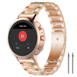 xDfind Three Beads Metal Resin Watch Band, 14mm, 18mm, 20mm, 22mm