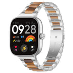 xDfind Three Beads Metal Resin Watch Band, For Redmi Watch6/5/4/Xiaomi Band 9 Pro/8 Pro, For Xiaomi Smart Band 10 / 9 / 8, For Redmi Watch 3