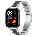 xDfind Three Beads Metal Resin Watch Band, For Redmi Watch6/5/4/Xiaomi Band 9 Pro/8 Pro, For Xiaomi Smart Band 10 / 9 / 8, For Redmi Watch 3