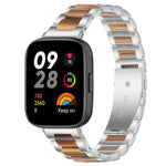 xDfind Three Beads Metal Resin Watch Band, For Redmi Watch6/5/4/Xiaomi Band 9 Pro/8 Pro, For Xiaomi Smart Band 10 / 9 / 8, For Redmi Watch 3