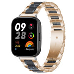 xDfind Three Beads Metal Resin Watch Band, For Redmi Watch6/5/4/Xiaomi Band 9 Pro/8 Pro, For Xiaomi Smart Band 10 / 9 / 8, For Redmi Watch 3