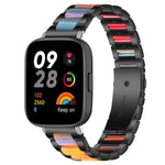 xDfind Three Beads Metal Resin Watch Band, For Redmi Watch6/5/4/Xiaomi Band 9 Pro/8 Pro, For Xiaomi Smart Band 10 / 9 / 8, For Redmi Watch 3