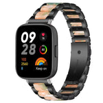 xDfind Three Beads Metal Resin Watch Band, For Redmi Watch6/5/4/Xiaomi Band 9 Pro/8 Pro, For Xiaomi Smart Band 10 / 9 / 8, For Redmi Watch 3