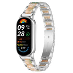 xDfind Three Beads Metal Resin Watch Band, For Redmi Watch6/5/4/Xiaomi Band 9 Pro/8 Pro, For Xiaomi Smart Band 10 / 9 / 8, For Redmi Watch 3