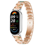 xDfind Three Beads Metal Resin Watch Band, For Redmi Watch6/5/4/Xiaomi Band 9 Pro/8 Pro, For Xiaomi Smart Band 10 / 9 / 8, For Redmi Watch 3